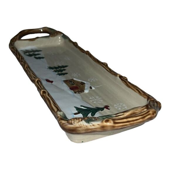 St Nicholas Square heartland rectangle platter 
15.5”L x 5”W x 1.5”D - Picture 2 of 2